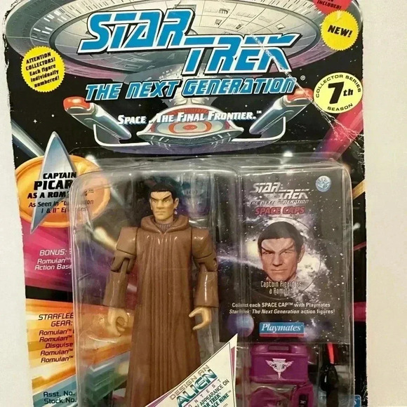 New Star Trek The Next Generation Captain Picard as a Romulan 4 inch figure. - Picture 2 of 5